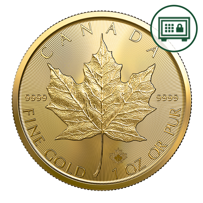 Image for 1 oz Gold Maple Leaf Coin (2023) - Secure Storage from TD Precious Metals